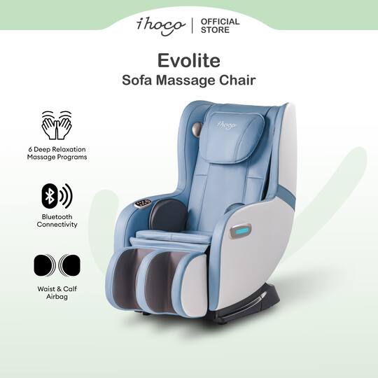 [Shop.com] Ihoco Evolite Sofa Massage Chair [Serene Blue]